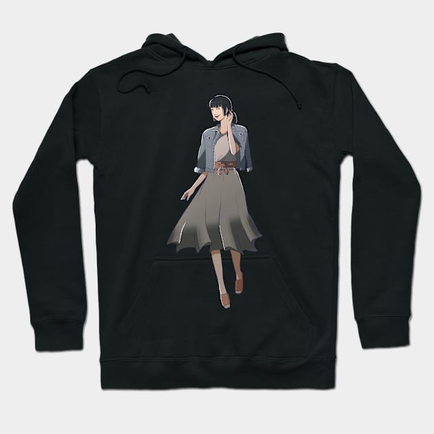 Beautiful asian women Hoodie by Toonist